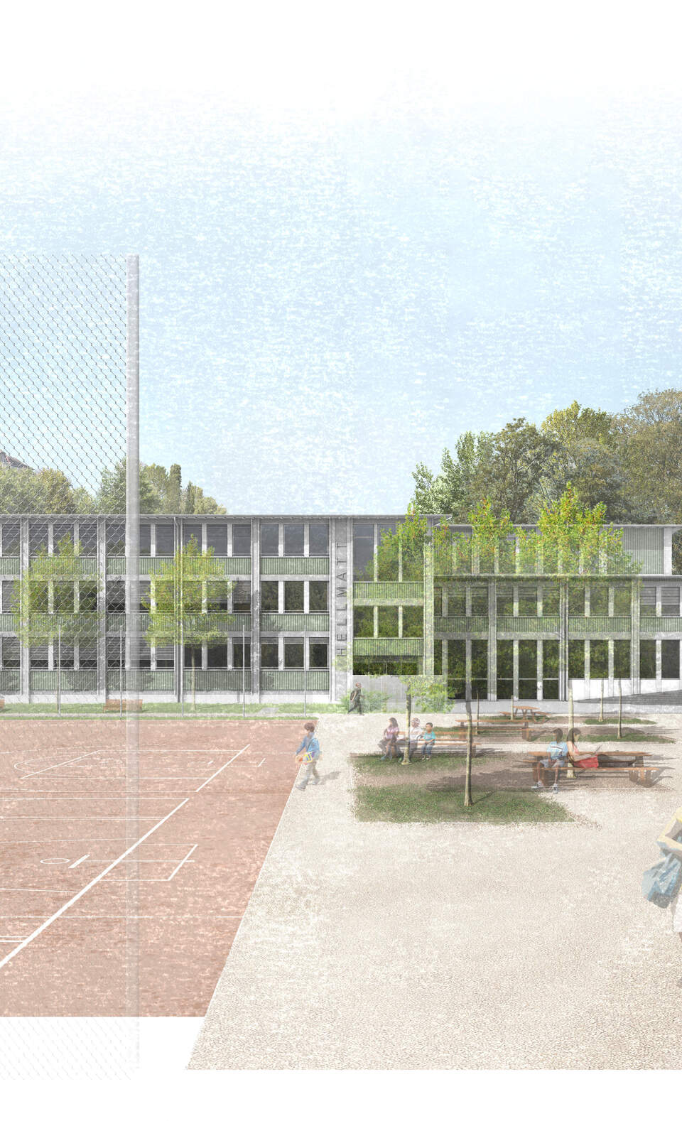 1. Rang Erweiterung der Schulanlage Hellmatt