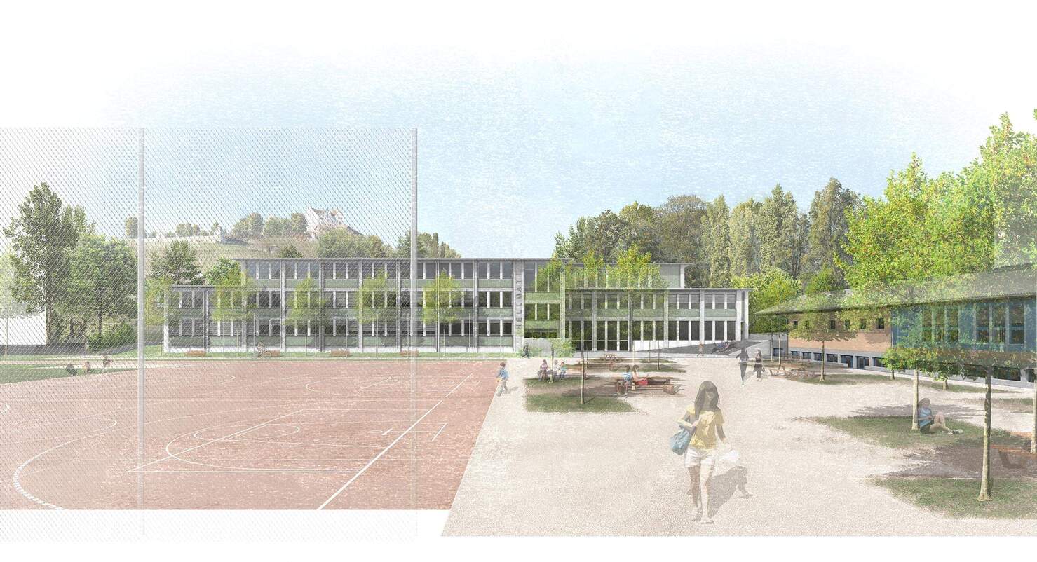 1. Rang Erweiterung der Schulanlage Hellmatt